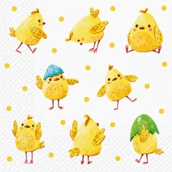 Serwetki ozdobne - Paw - Crazy Chickens, 20 szt.