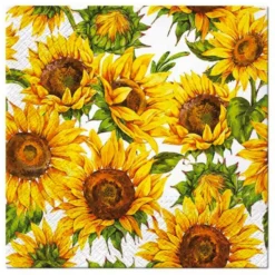 Serwetki ozdobne - Paw - Dancing Sunflowers, 20 szt.