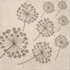 Serwetki ozdobne - Paw - Dandelions, 20 szt.