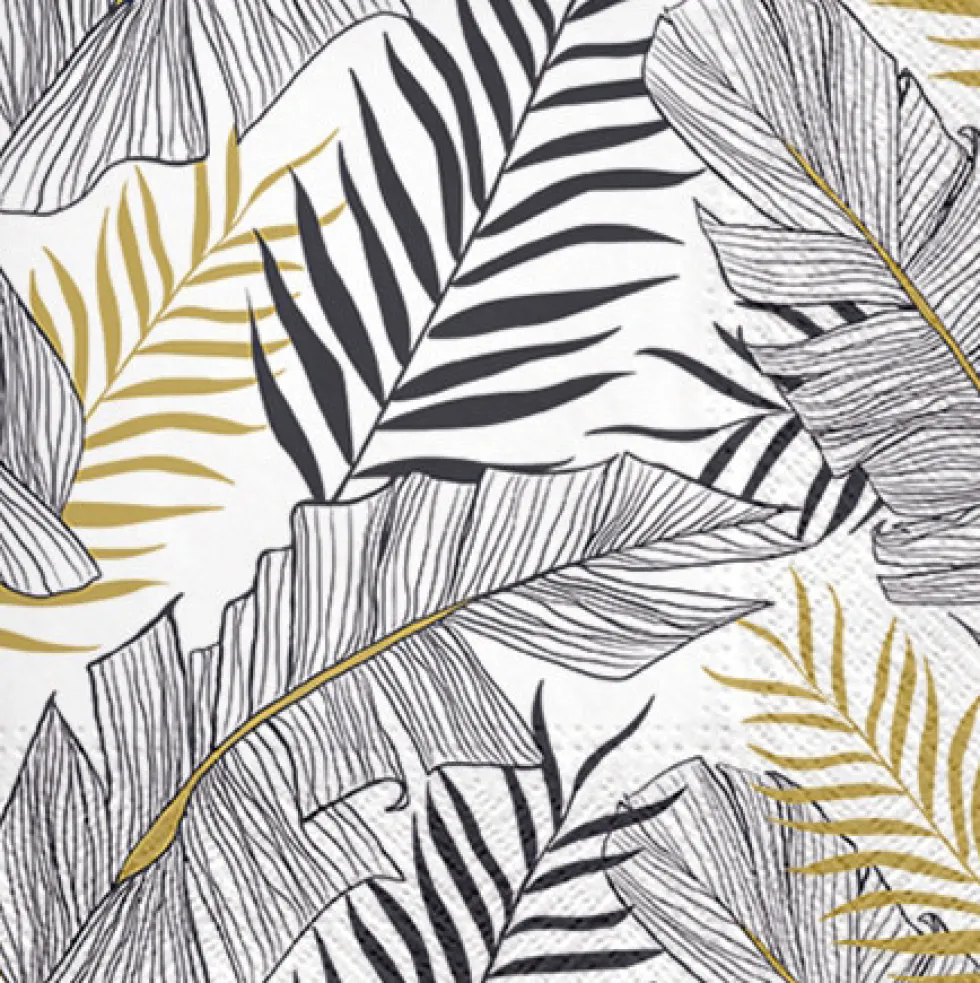 Serwetki ozdobne - Paw - Exotic Leaves, 20 szt.