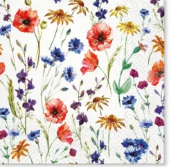 Serwetki ozdobne - Paw - Field Flowers, 20 szt.