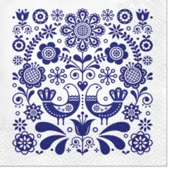 Serwetki ozdobne - Paw - Folk Stamp, 20 szt.