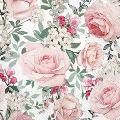 Serwetki ozdobne - Paw - Gorgeous Roses, 20 szt.