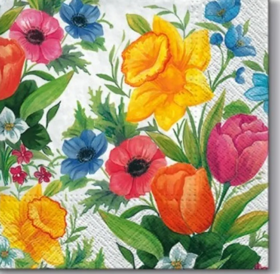 Serwetki ozdobne - Paw - Spring Meadow, 20 szt.