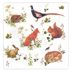 Serwetki ozdobne - Paw - Wild Forest Animals, 20 szt.