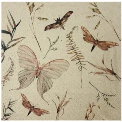 Serwetki ozdobne We Care - Paw - Moths, 20 szt.