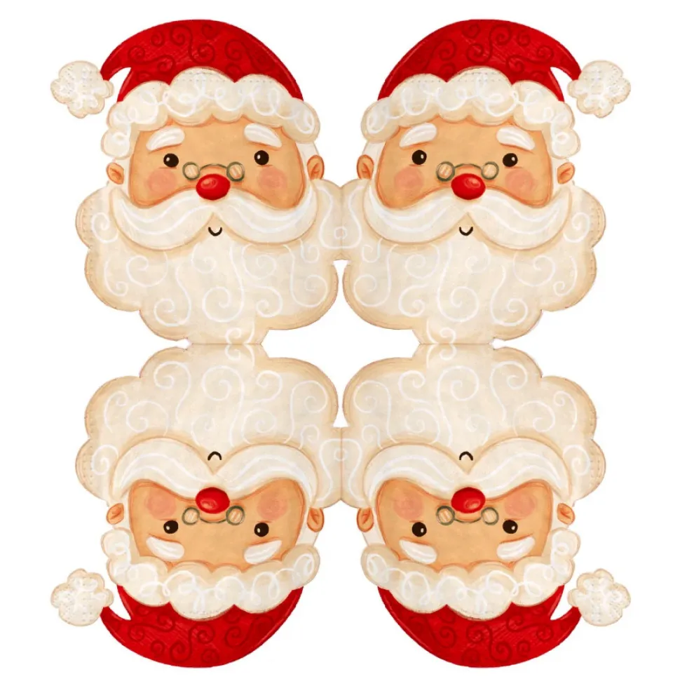 Serwetki papierowe Mikołaj - 29,4 x 33 cm, 10 szt.