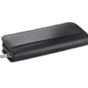 Skórzane etui podwójne na suwak A403 - Lamy - Black