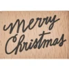 Stempel drewniany Merry Christmas - Rico Design - 6 x 4 cm
