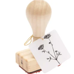 Stempel na drewnianym gryfie - Rico Design - Kwiat anyżu