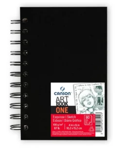 Szkicownik Art Book One 10,2 x 15,2 cm - Canson - spirala, 100 g, 80 ark.