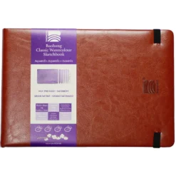 Szkicownik do akwareli Classic Watercolour - Baohong - hot pressed, 12 x 16 cm, 300 g, 24 ark.