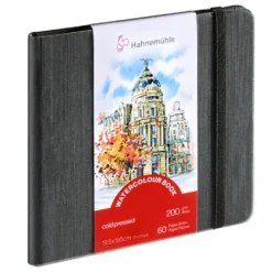 Szkicownik do akwareli Watercolour Book - Hahnemühle - 19,5 x 19,5 cm, 200 g, 30 ark.