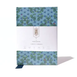 Szkicownik Enveloped in Rattan - Ferris Wheel Press - Teal, 160 g, A5