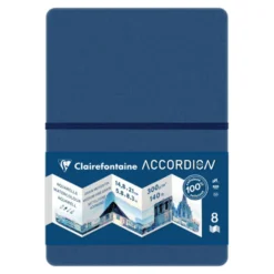 Szkicownik gładki Accordion A5 - Clairefontaine - 300 g 8 ark.