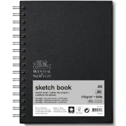 Szkicownik na spirali Sketch Book - Winsor & Newton - A5, 110g, 80 ark.