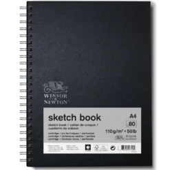 Szkicownik na spirali Sketch Book - Winsor & Newton - A4, 110g, 80 ark.