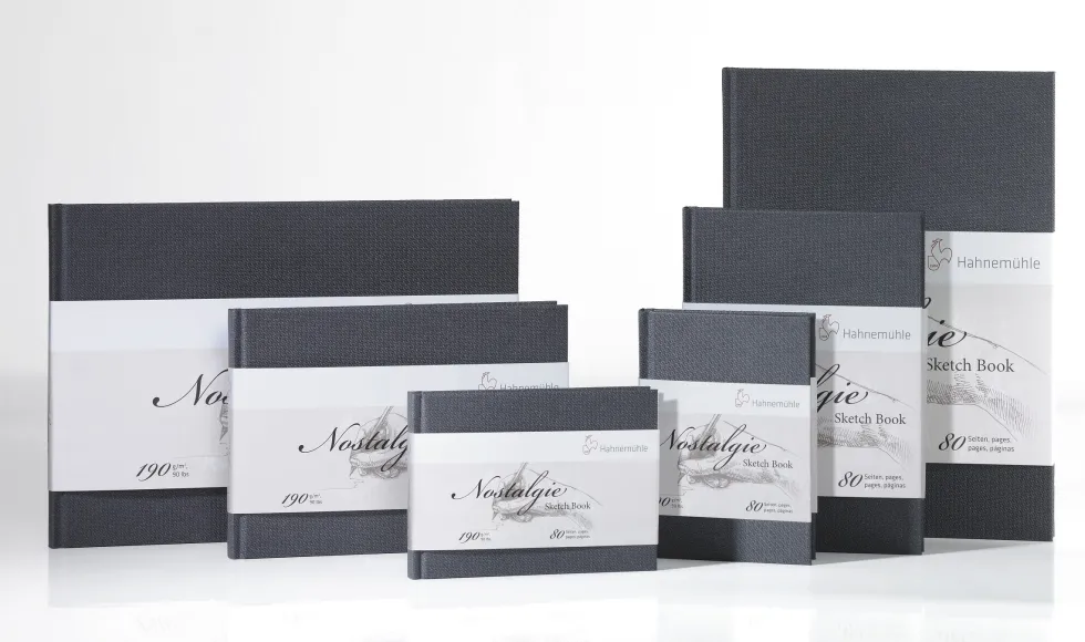 Szkicownik Nostalgie - Hahnemühle - A4, 190 g, 80 ark.