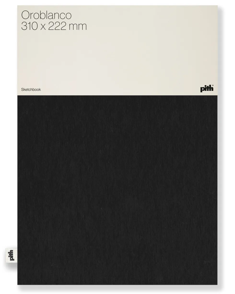 Szkicownik Oroblanco - pith - Black, 31 x 22,2 cm