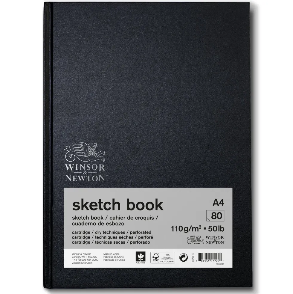Szkicownik Sketch Book - Winsor & Newton - A4, 110g, 80 ark.