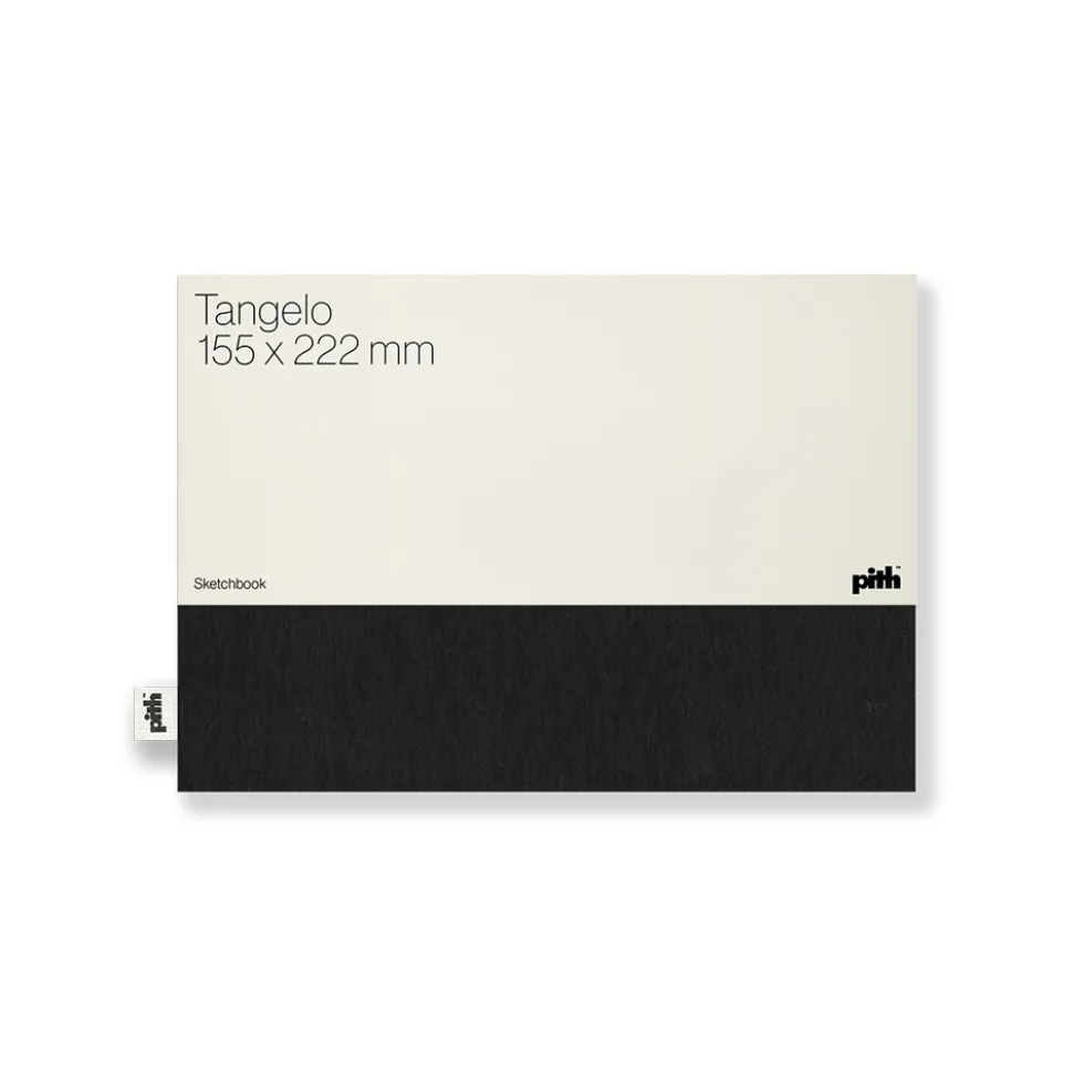 Szkicownik Tangelo - pith - Black, 15,5 x 22,2 cm