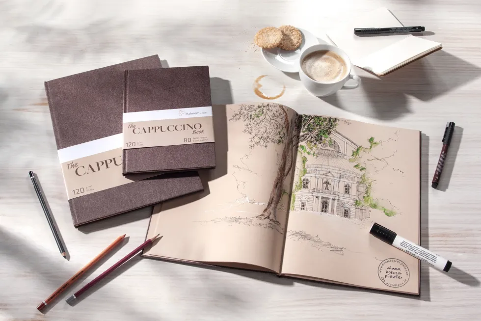 Szkicownik The Cappuccino Book - Hahnemühle - A4, 120 g, 80 ark.