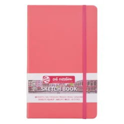 Szkicownik 12 x 12 cm - Talens Art Creation - Coral Red, 140 g, 80 ark.