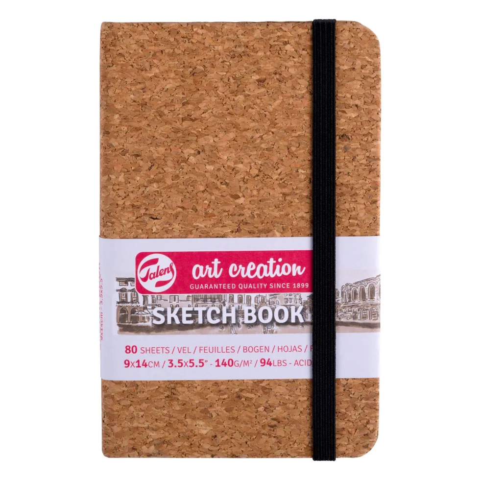 Szkicownik 9 x 14 cm - Talens Art Creation - Cork, 140 g, 80 ark.