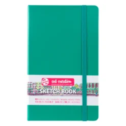 Szkicownik 13 x 21 cm - Talens Art Creation - Forest Green, 140 g, 80 ark.