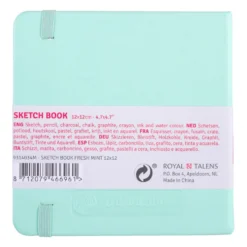 Szkicownik 12 x 12 cm - Talens Art Creation - Fresh Mint, 140 g, 80 ark.