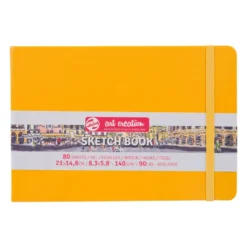 Szkicownik 21 x 14,8 cm - Talens Art Creation - Golden Yellow, 140 g, 80 ark.