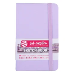 Szkicownik 9 x 14 cm - Talens Art Creation - Pastel Violet, 140 g, 80 ark.