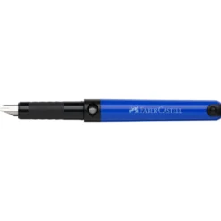 Szkolne pióro wieczne z wkładami - Faber-Castell - niebieskie, M