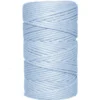 Sznurek bawełniany do makramy - błękitny, 2 mm, 100 g, 60 m
