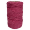 Sznurek bawełniany do makramy - fuksjowy, 2 mm, 60 m