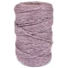 Sznurek bawełniany do makramy - lawendowy, 2 mm, 60 m