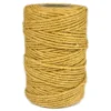 Sznurek bawełniany do makramy - musztardowy, 2 mm, 60 m