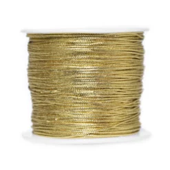 Sznurek dekoracyjny - złoty, 0,8 mm x 100 m