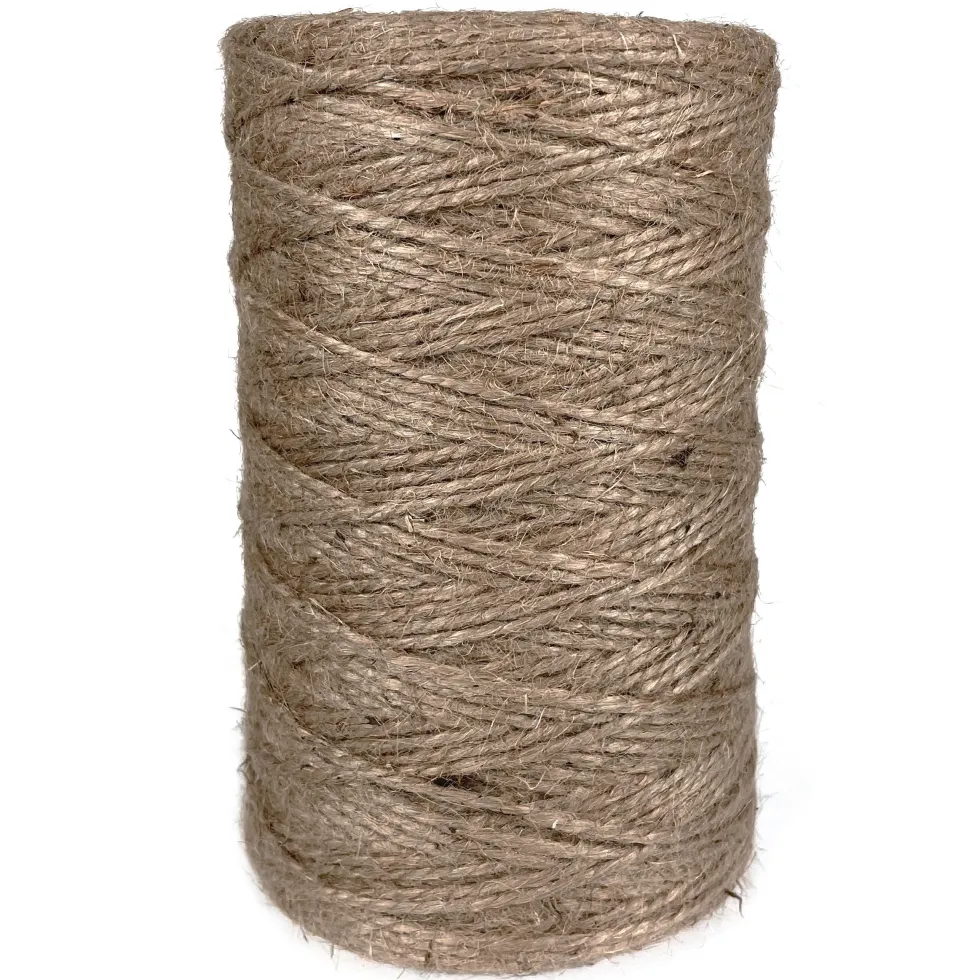 Sznurek jutowy do makramy - naturalny, 5 mm, 1kg, 500 m