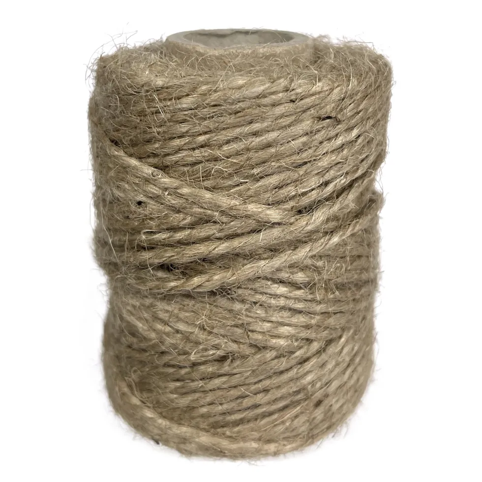 Sznurek jutowy do makramy - naturalny, 2 mm, 0,1 kg, 40 m