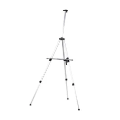 Sztaluga plenerowa, aluminiowa z pokrowcem - Renesans - srebrna, 160 cm