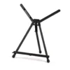 Sztaluga stołowa, aluminiowa z pokrowcem - Renesans - czarna 40 cm