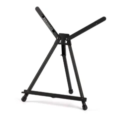 Sztaluga stołowa, aluminiowa z pokrowcem - Renesans - czarna 40 cm