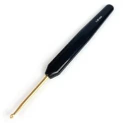 Szydełko aluminiowe z rączką - Rico Design - czarne, 3 mm