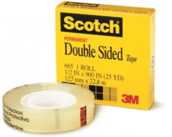 Taśma biurowa dwustronna - Scotch - transparentna 12 mm x 22,8 m