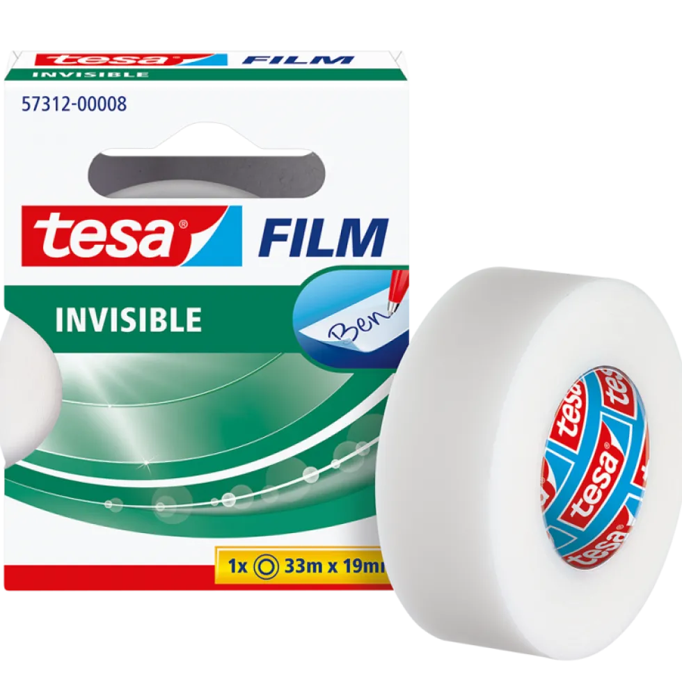 Taśma biurowa Tesafilm Invisible - 33m x 19mm