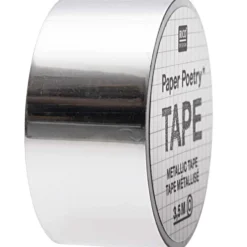 Taśma ozdobna Mirror Metallic - Paper Poetry - Silver, 19 mm x 3,5 m