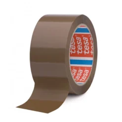 Taśma pakowa Solvent 48 mm x 66 m - Tesa - brązowa