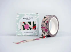 Taśma papierowa washi August - The Completist. - 15 mm x 10 m