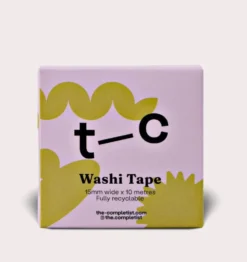 Taśma papierowa washi Fete - The Completist. - 15 mm x 10 m